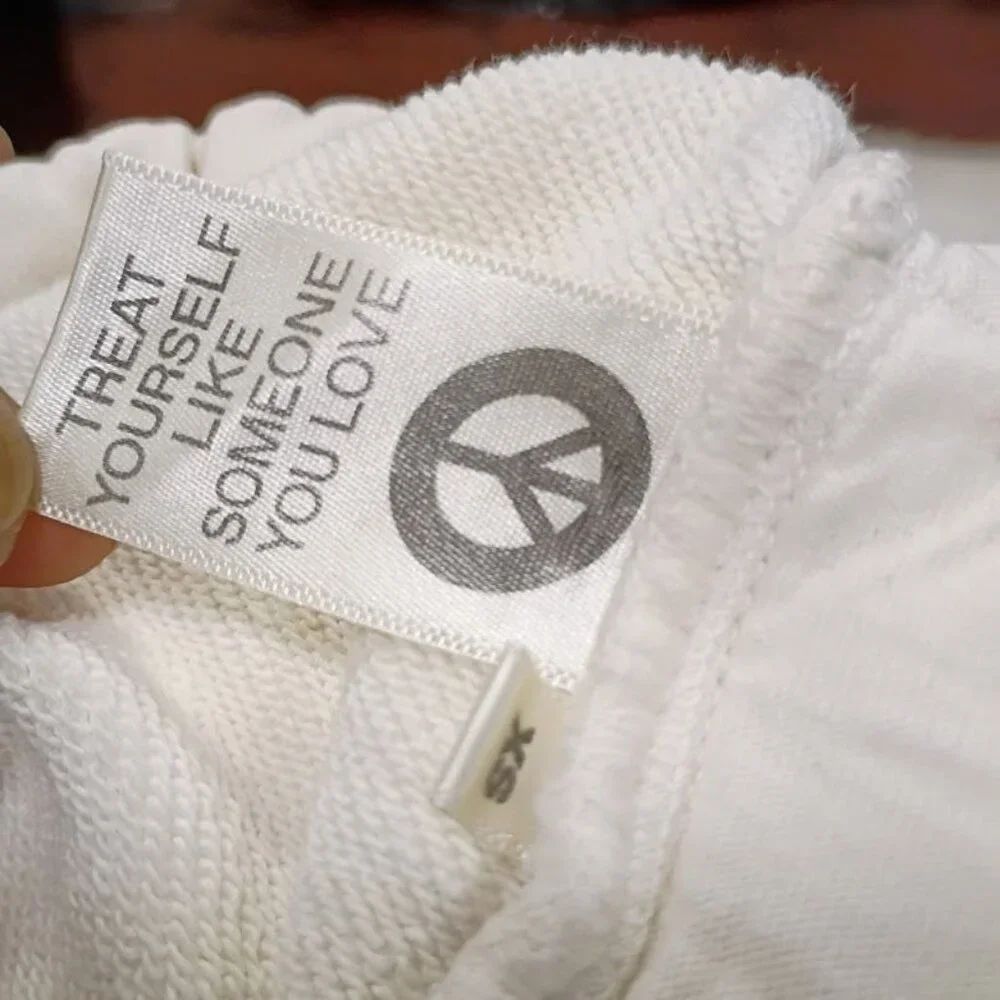 Madhappy Off White Sweatpants XS With Colorful Logo Elastic Waistband - Picture 5 of 10